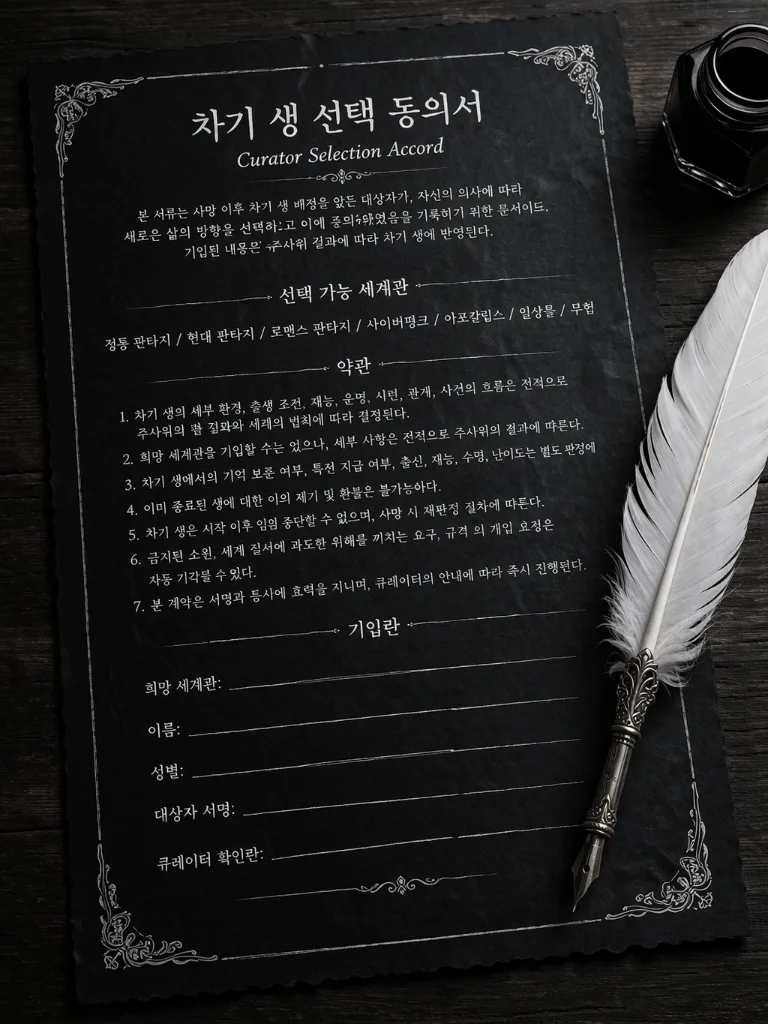 유저가 세계관/이름/성별을 쓸때